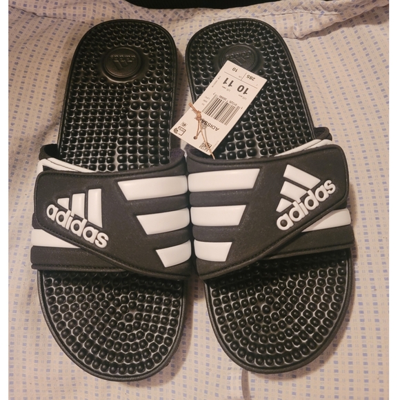 Adidas Women's Adissage Slides Sandals Size 11 - Picture 3 of 10